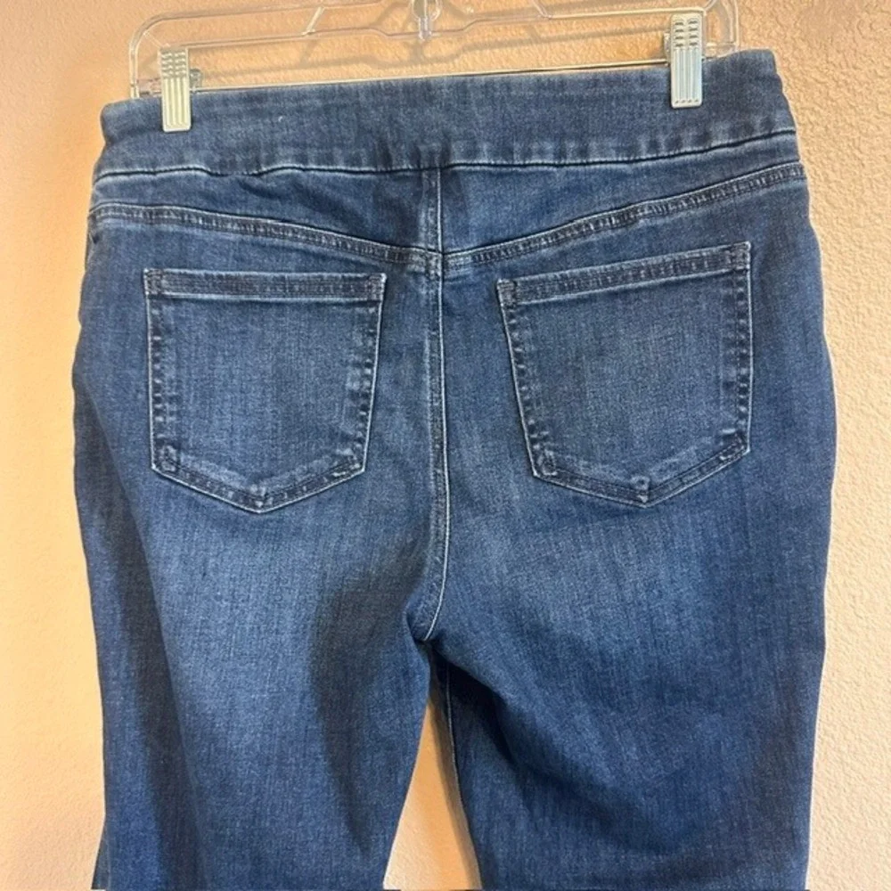Chico's Women's Pull On Jegging Ankle Denim Blue Stretch‎ Jeans 8